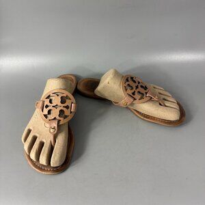 Tory Burch MILLER SANDAL in Almond Flour, Size 9 M